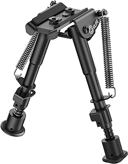 CVLIFE Bipod 6-9 Inch Lightweight Rifle Bipod for M-Rail (0.54 lbs) Attach Directly for Hunting and Shooting - CVLIFE
