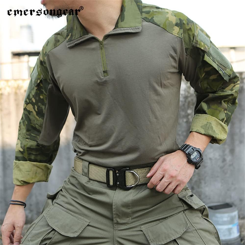 EMERSONGEAR Upgraded Version G3 Combat Shirt,Tactical Hiking Hunting Fishing Long Sleeve Camo Shirts for Men - Image 7