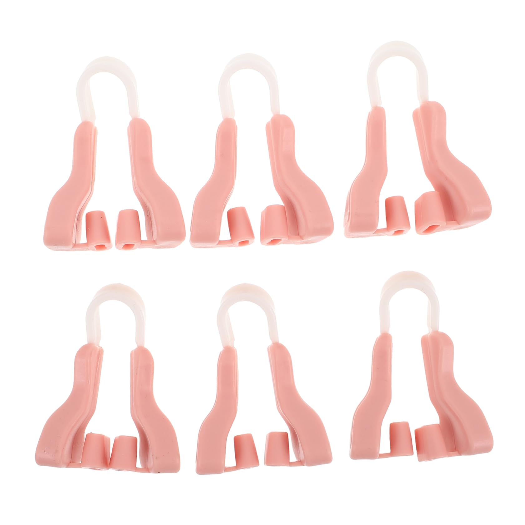TOVINANNA Nose Shaper Lifter Clip 6 Pack Women's Nose Corrector High Bridge Enhancer Portable Slimming Tool for