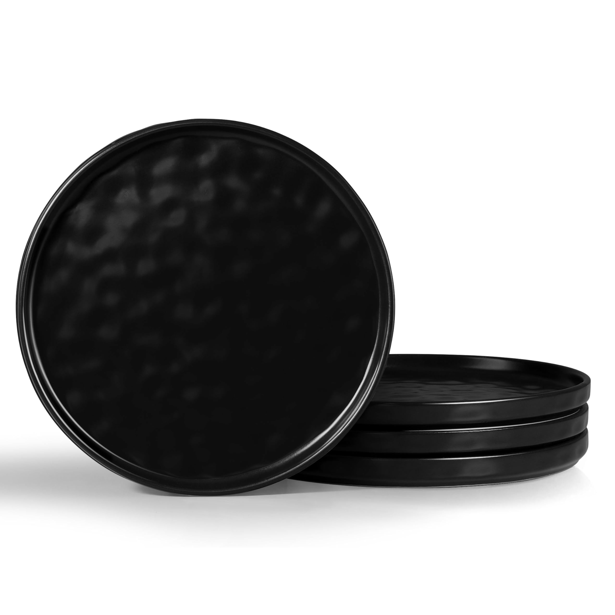 Photo 1 of LIANYU Ceramic Dinner Plates - Set of 4, 7.9 Inch