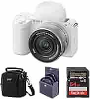 SONY αミラーレスカメラ ZV-E10 ホワイト 16-50mm Amazon | Sony Alpha ZVE10 II - APS-C 交換レンズ ミラーレス