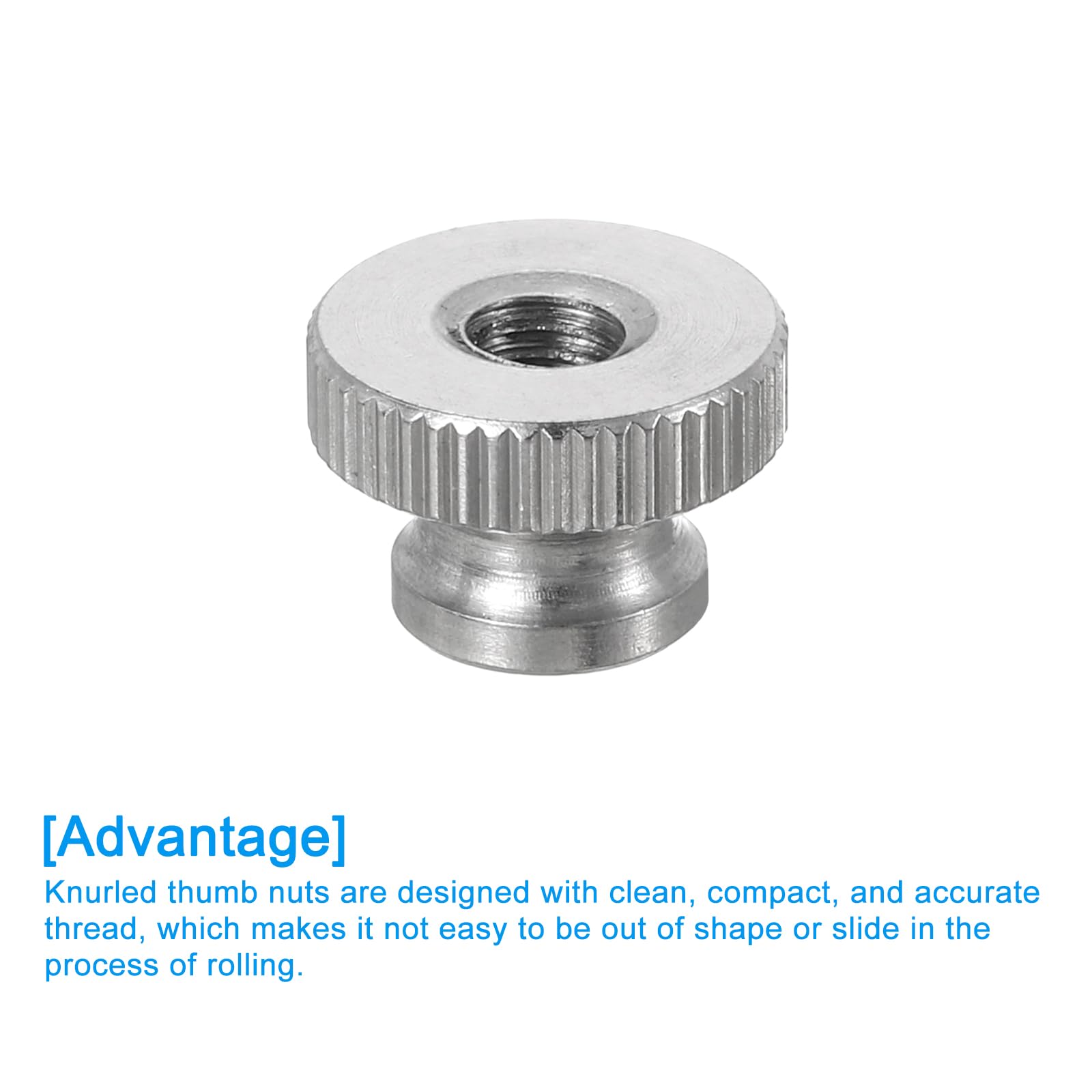 50x M3 Dado Zigrinato Din 467 - 12mm - Altezza 3mm - Acciaio Brunito - Foto 13