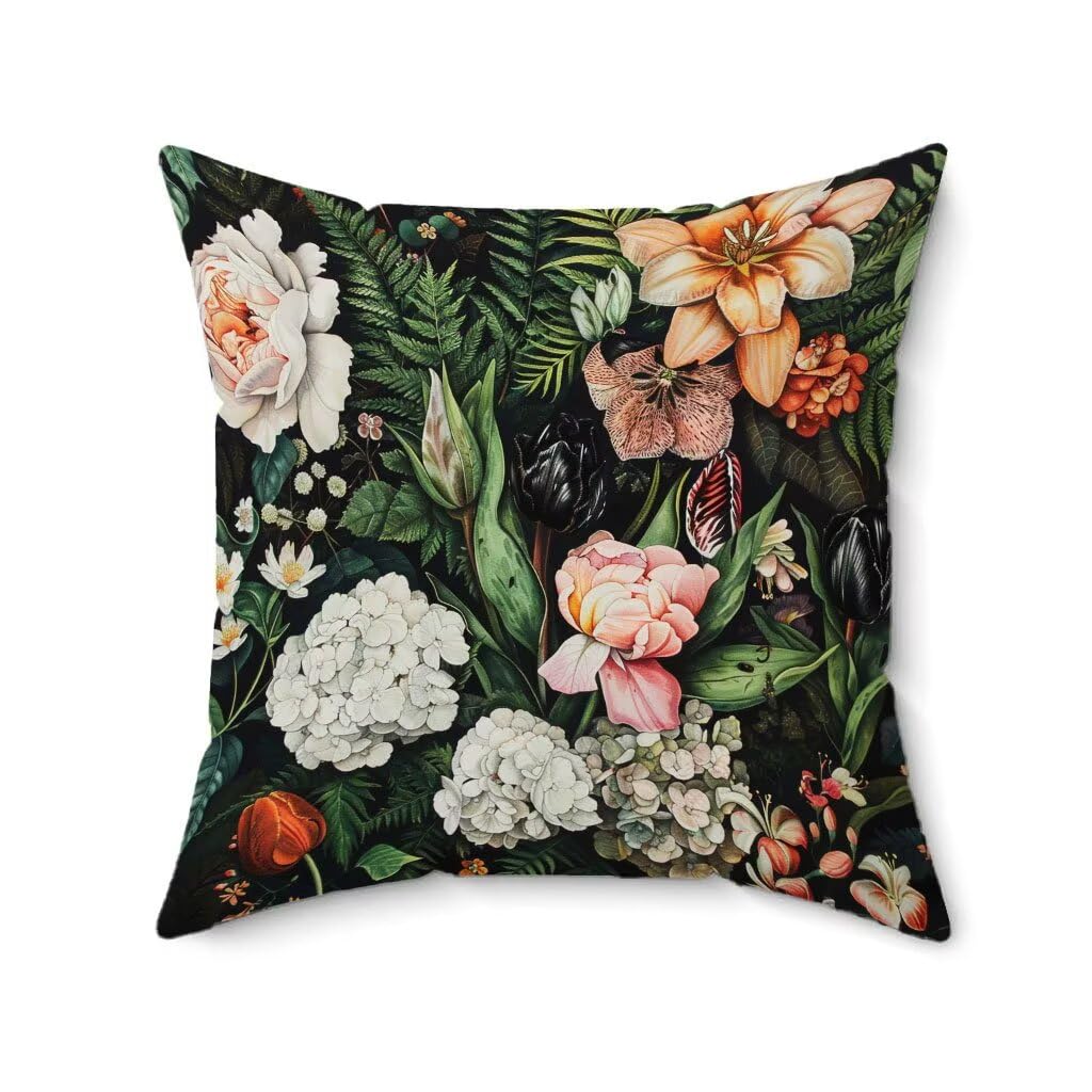 Poduszka outdoorowa 70 x 70 cm, zestaw 4 kolorów, poszewka na poduszkę, runo, wodoodporna, len, poduszka na sofę, HD, dwustronny nadruk, poduszka dekoracyjna do użytku na zewnątrz, do ogrodu, na taras
