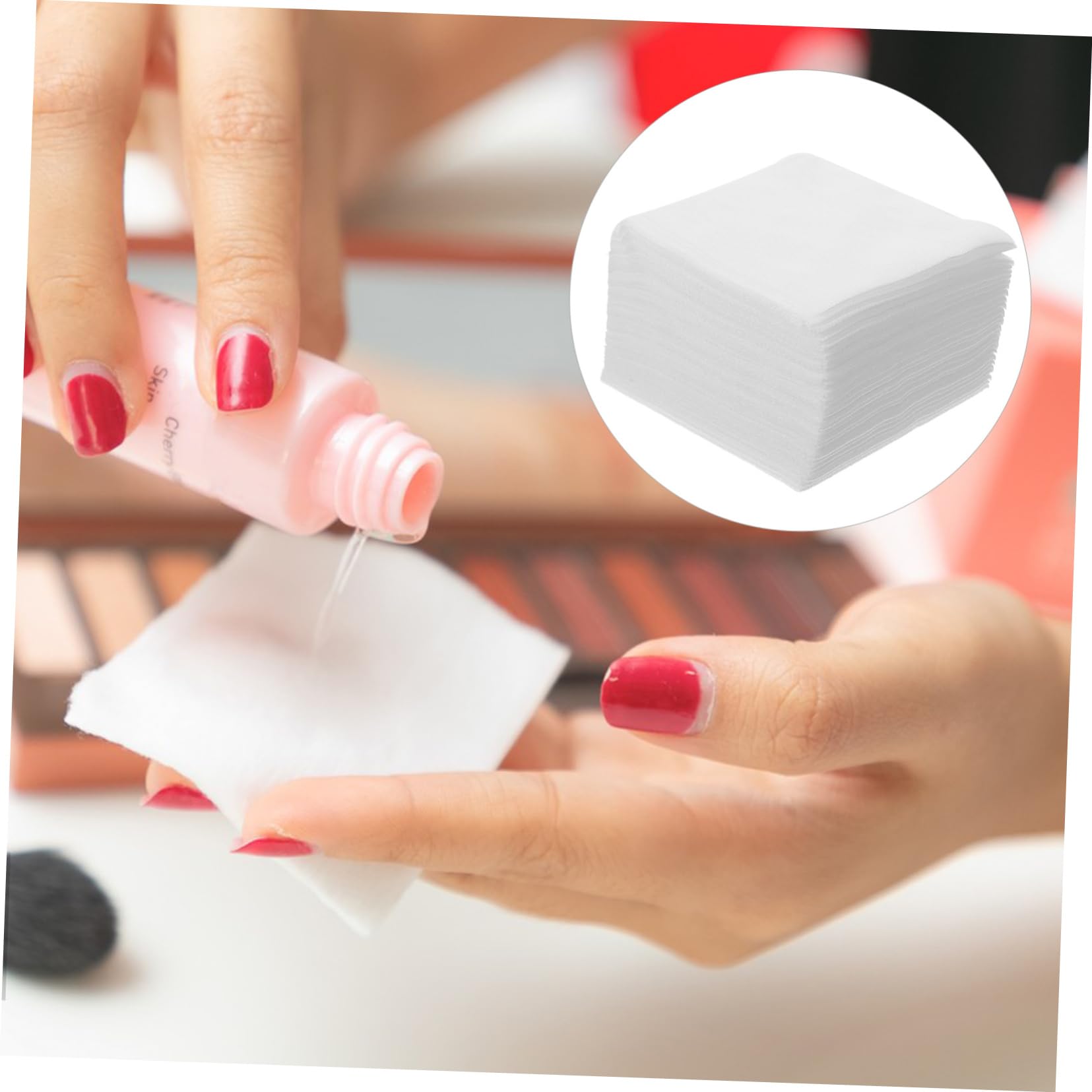 Didiseaon Facial Pads 200pcs Makeup Remover Sheets Gentle on Skin for Face Scrub Nail Polish Removal
