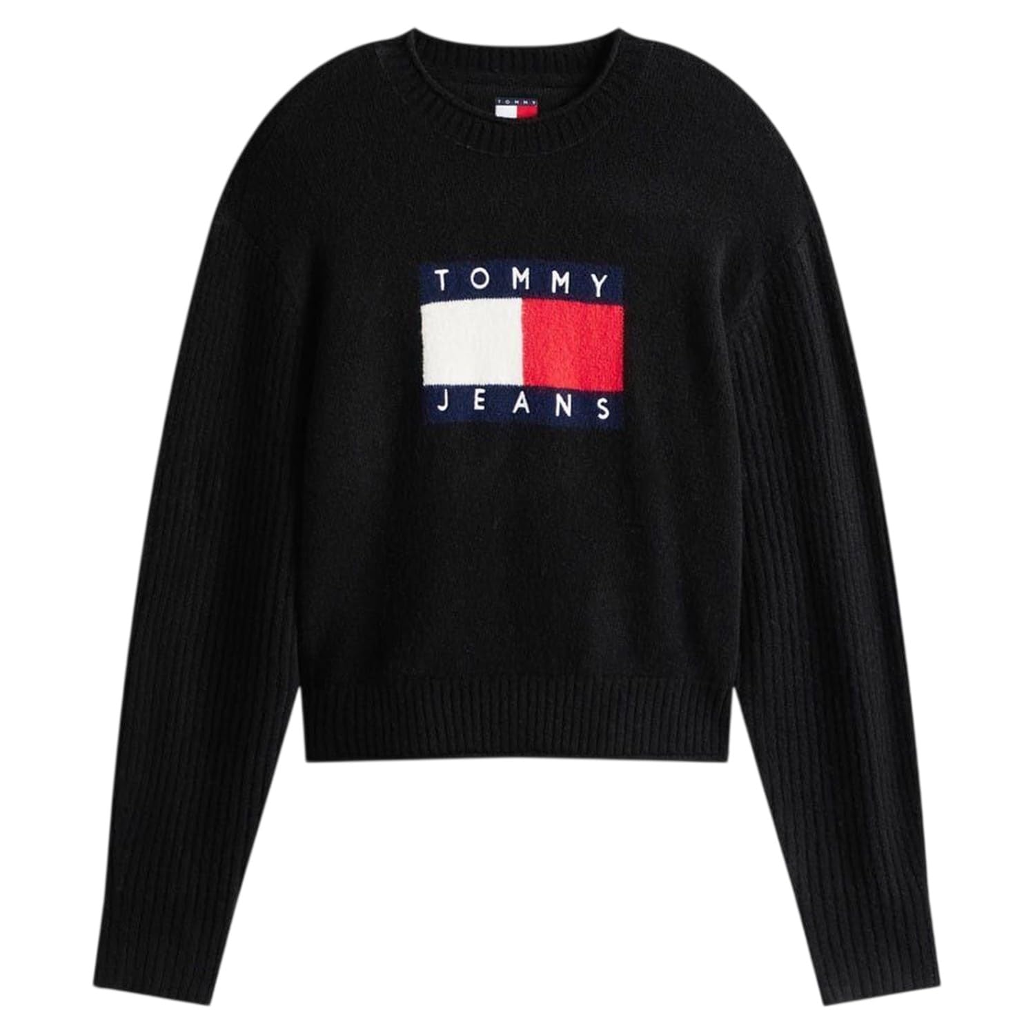 TJW MELANGE FLAG SWEATER RIB EXT Kazak Kadın