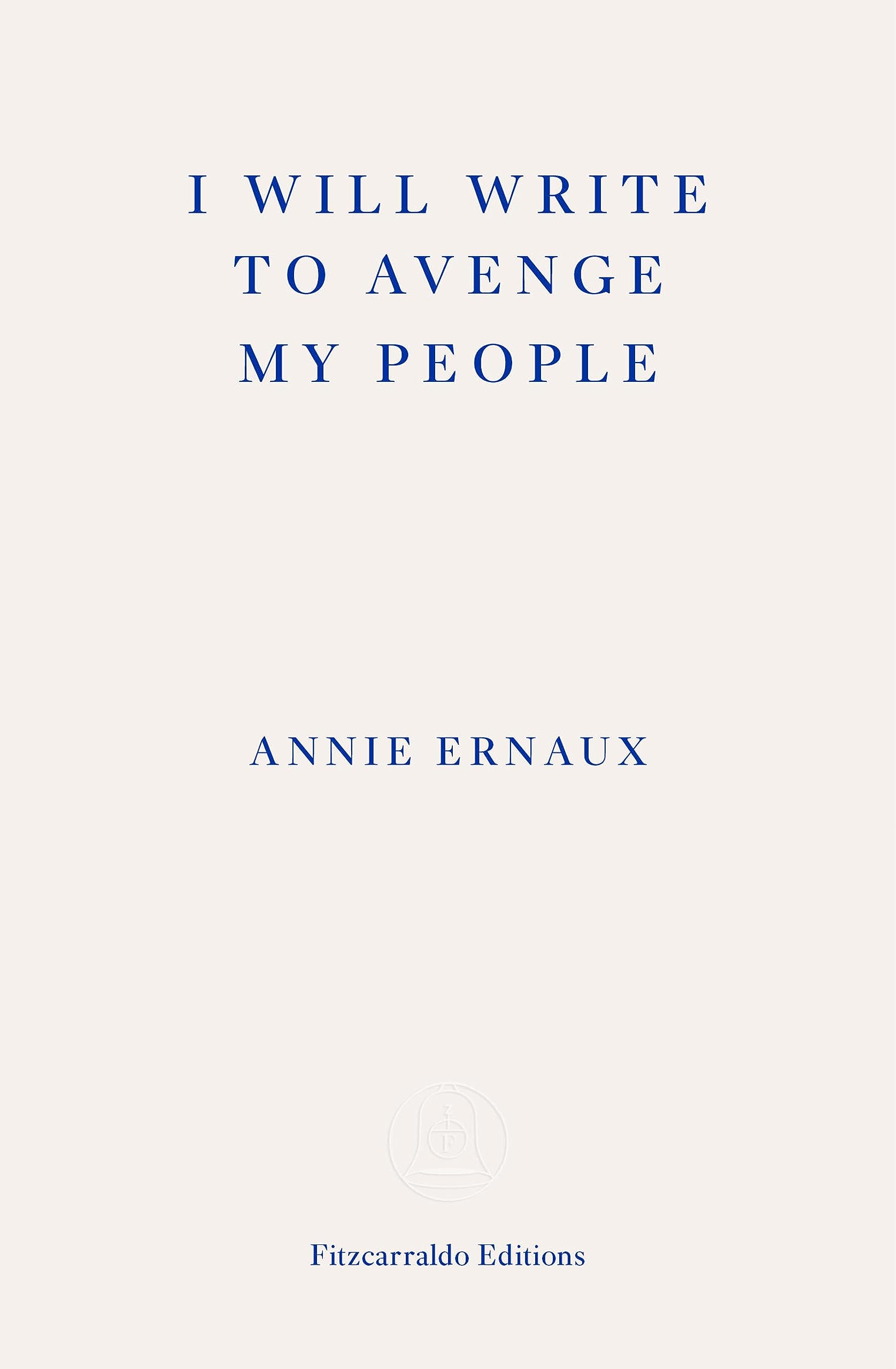 I Will Write To Avenge My People: The Nobel Lecture