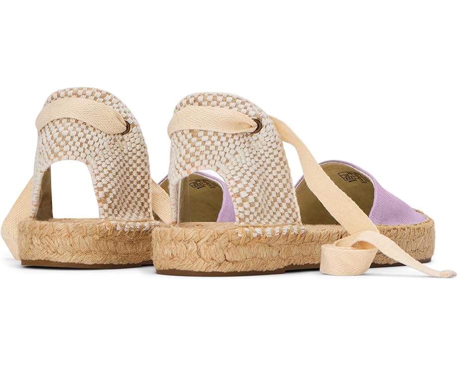 Soludos Lauren Lace Up Espadrille - Bottom View
