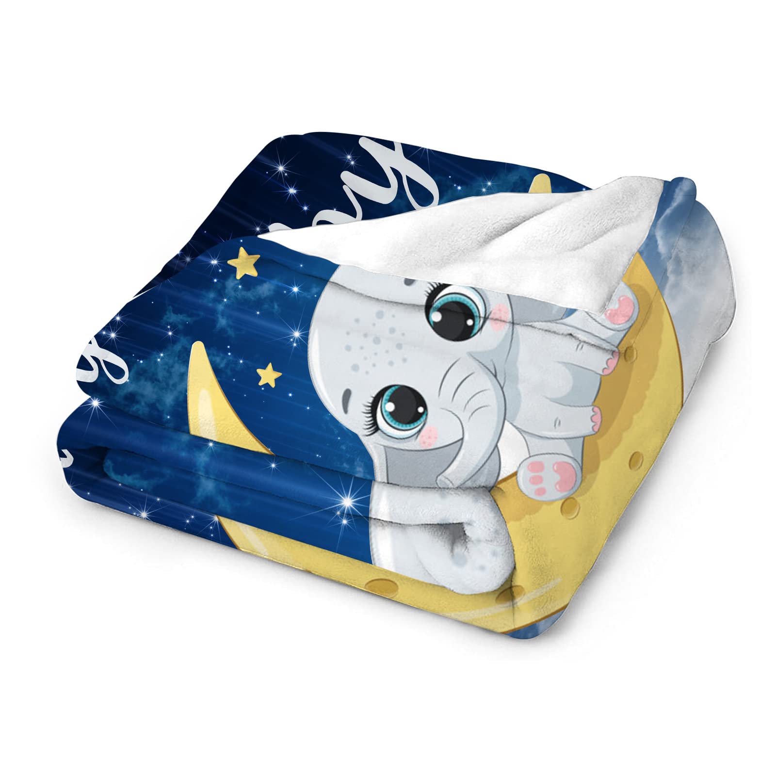 Mantas de bebé personalizadas | Manta de bebé personalizada con nombre | Manta de franela súper suave transpirable para bebé, regalos para recién nacidos (manta de bebé-A, 130 x 150 cm)