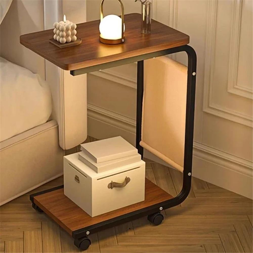 Stampante Piedistallo Ripiano porta stampante con ruote Supporto for computer da tavolo rimovibile Organizer ufficio multifunzionale(Nero)