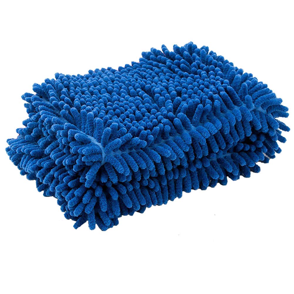 Serviette de Bain Absorbante pour Animaux Serviette en Microfibre Chenille pour Petits Moyens Chiens et Chats - 48 * 35cm