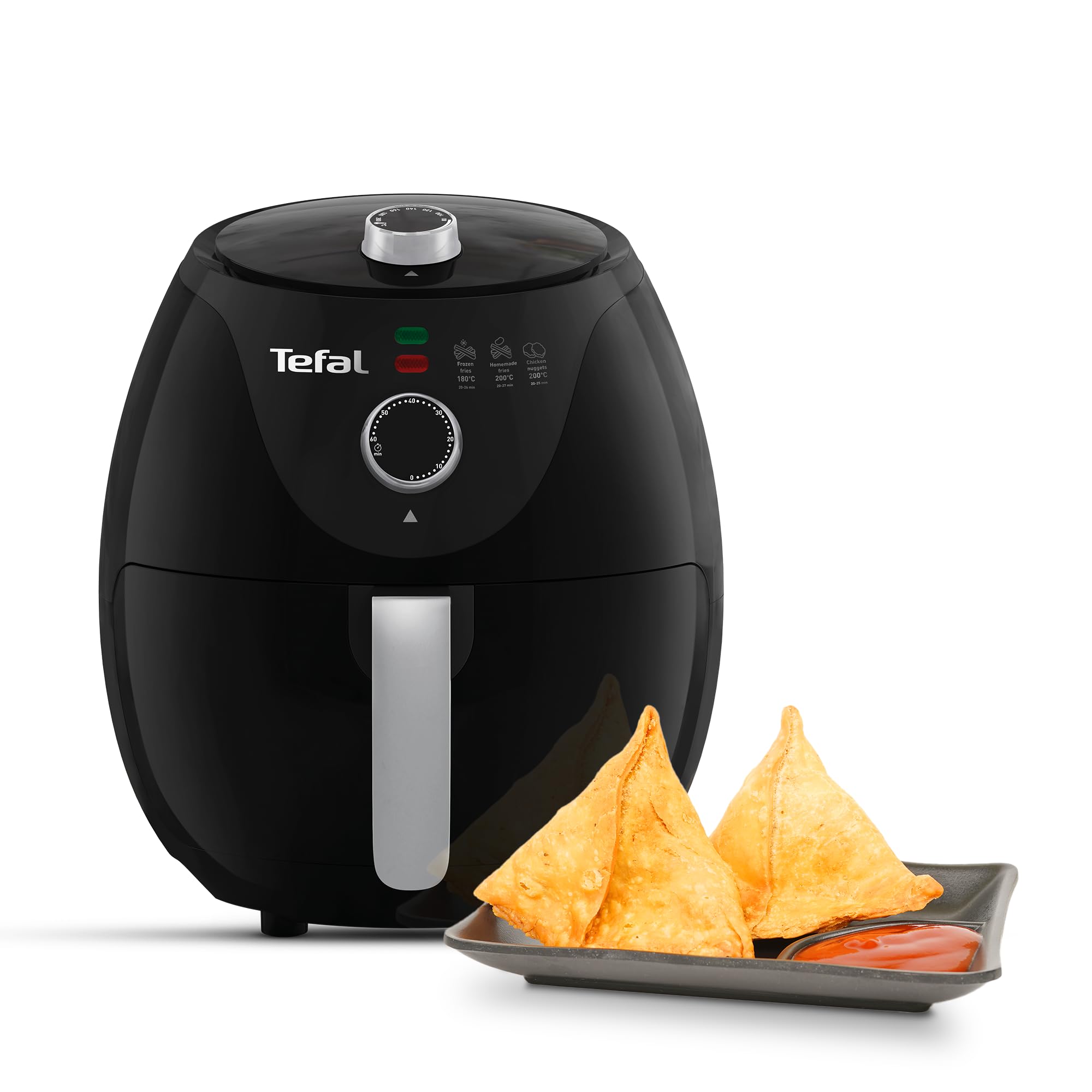Easy Fry Air Fryer/Powerful 1200W / Customisable Temperature Control from 80°C to 200°C | 60-Minute Timer| 3.2 L | For Health-conscious Individuals | Multifunctional Cooking | 2 Year Warranty