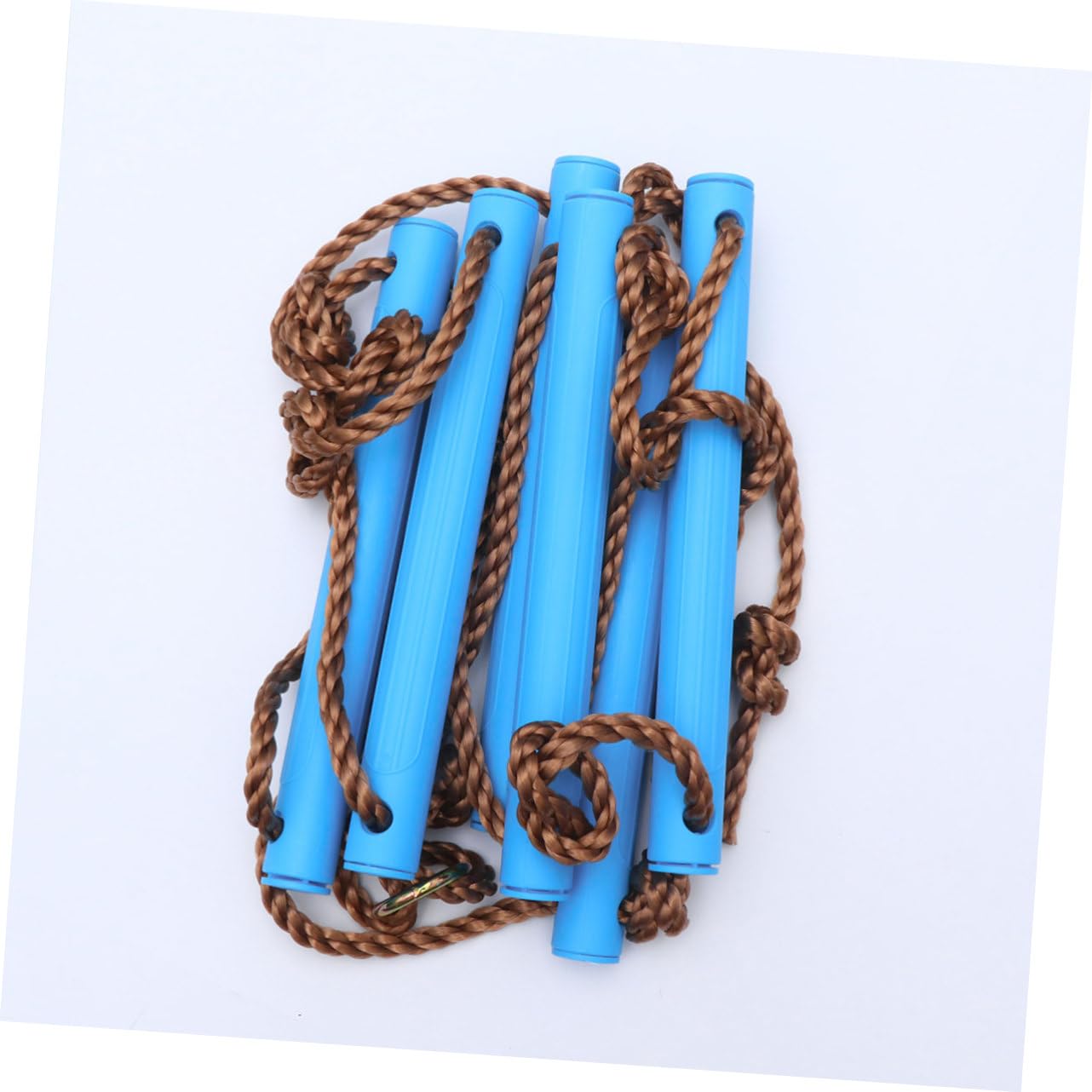 Toddmomy Section Portable Ladder Creative Outdoor Climbing for Safe Material Fun Sports Supplies for Active Playtime Blue