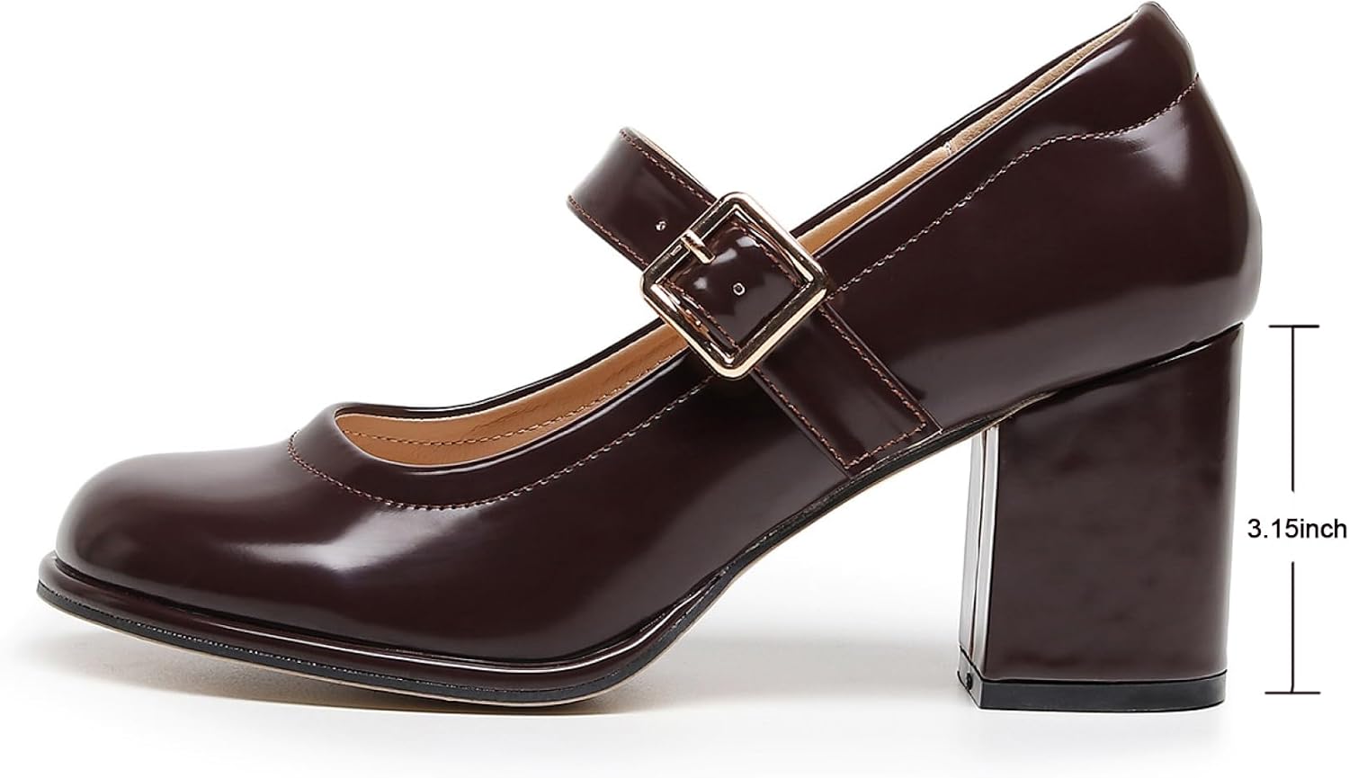 VenusCelia Women's Mary Jane Pump Heeled Shoe - Image 2