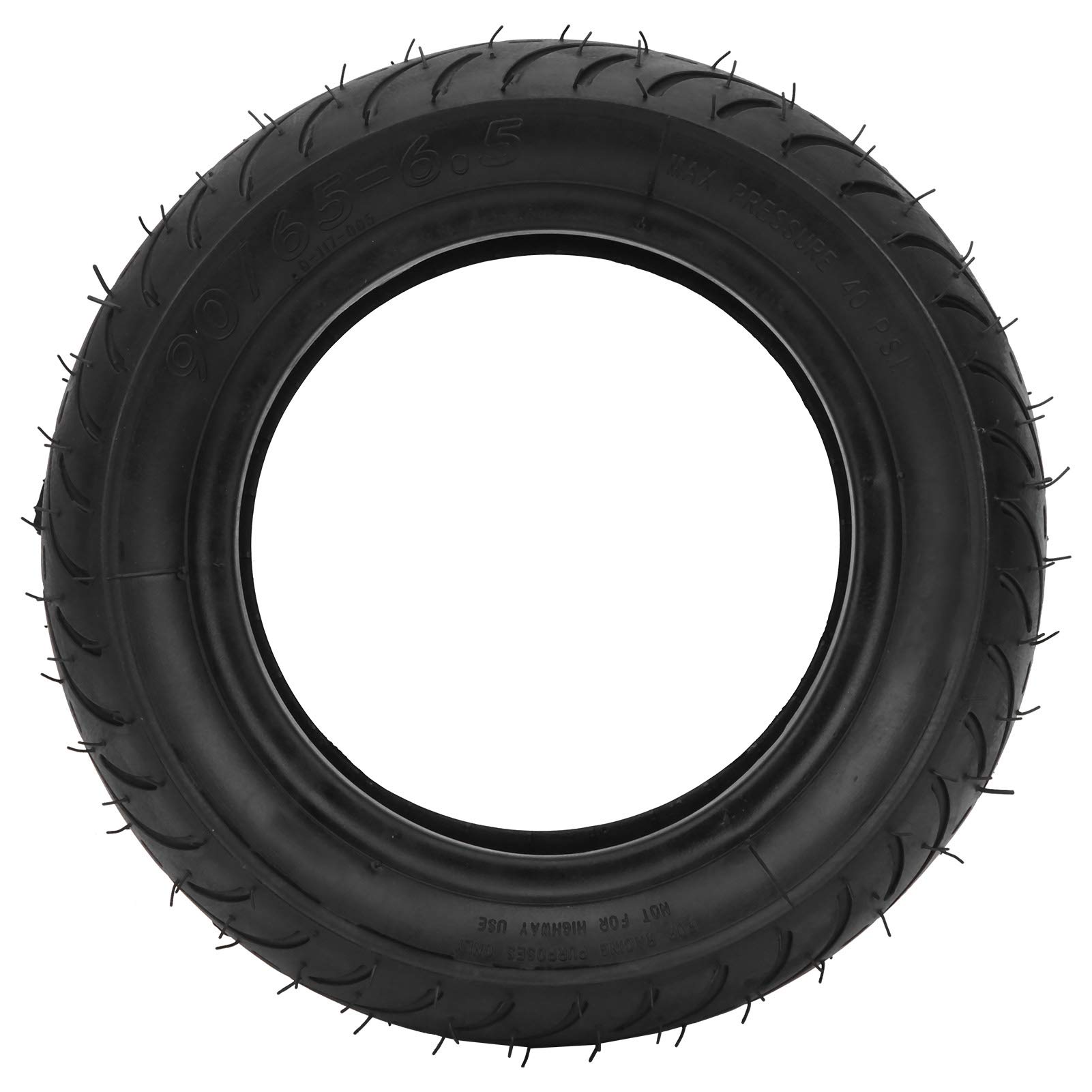 Scooter Tire, Explosion?Proof 90?65?6.5 Tubeless Tyre Electric Scooter Vacuum Tyre Scooter Wheel's Replacement for Electric Scooter Modification Electric Car Scooter Supplies 90/65-6.5