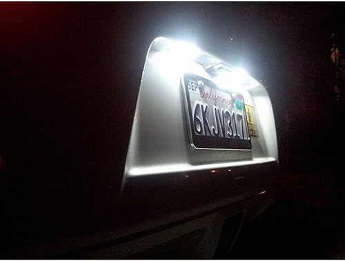 Miniatura 1 de 10 x LED de repuesto para Malibu Landscape Light 5 Led/SMD por bombilla 194 T10 T5 base de cuña blanco frío 12 V CC 1407 ww