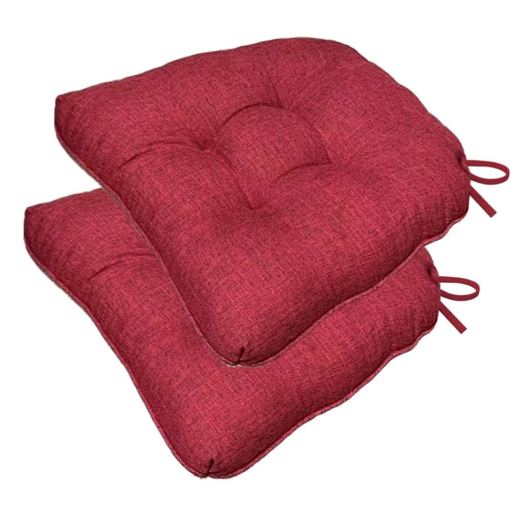 GDCARSL Chair Cushions for Dining Chairs, 18" X 17" U Shape Indoor Chair Pads with Ties for Dining Chairs Kitchen Office, Tatami Floor Pillow Patio