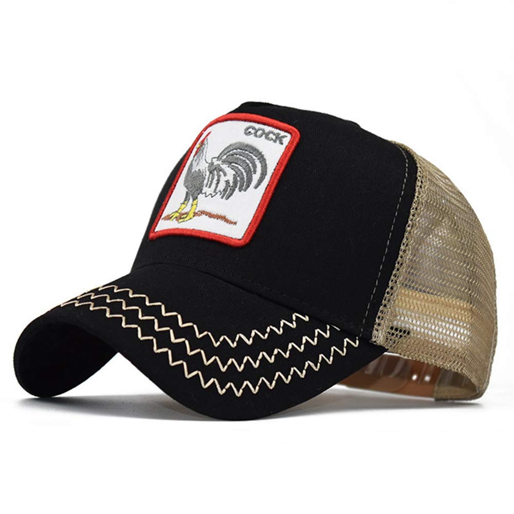 TMOYJPX Gorras de Hombre Animales Verano Transpirable Gorra Hombre Beisbol Bordado Mujer Unisex Adulto