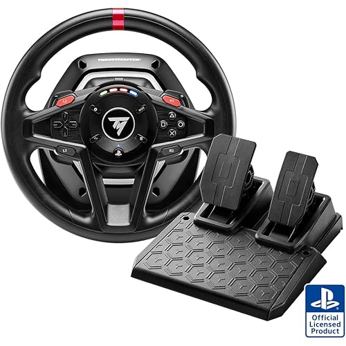 Thrustmaster T128P Force Feedback Racing Wheel (compatible w/ PS5, PS5 Pro, PS4 & PC)