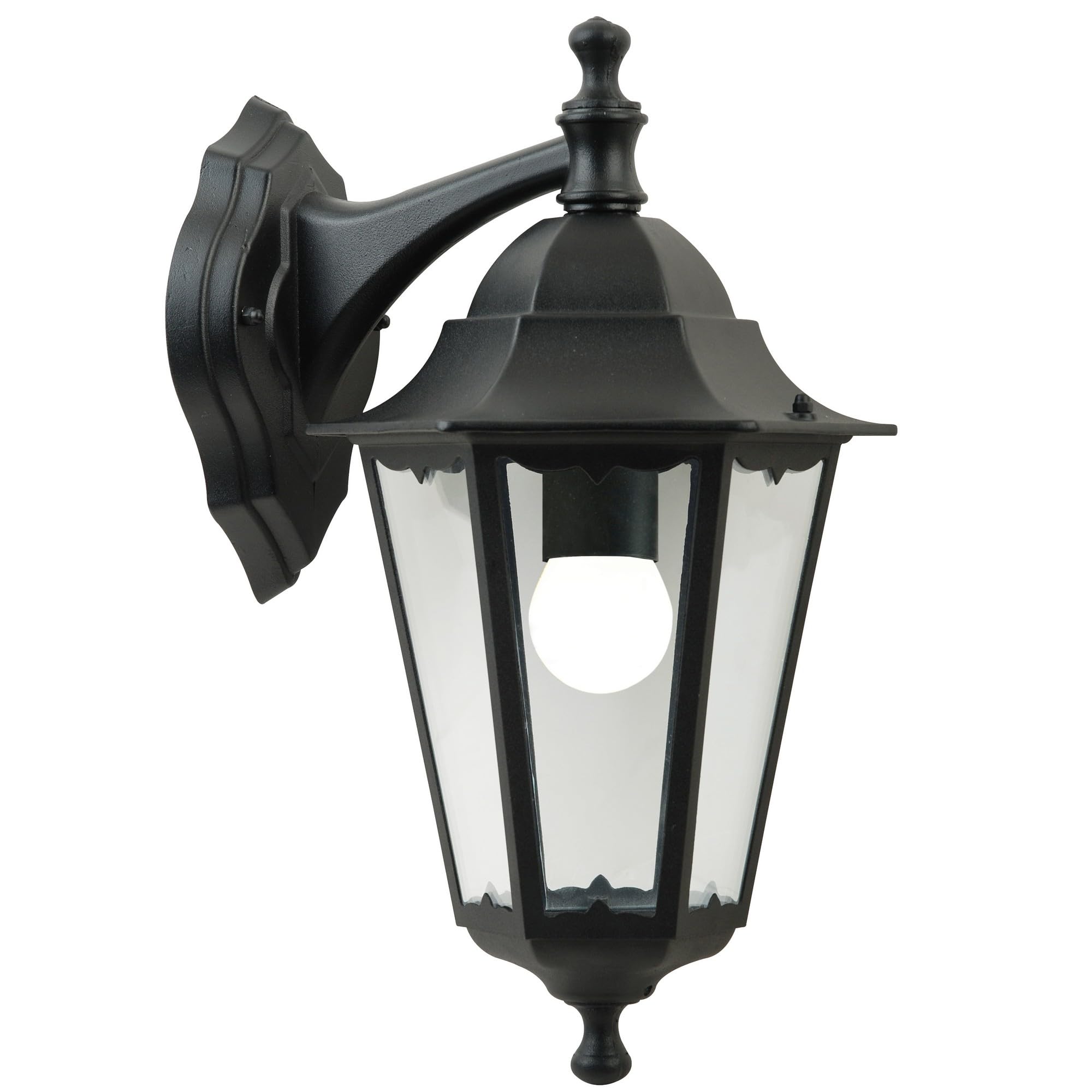 Nordlux - Lantern Wall Light - Black - Upward Facing