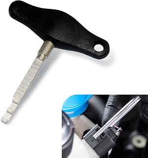 1 PC Car Wiring Harness Plug Extraction Tool, Connector Disassembly and Assembly Accessories, T-handle Labor-saving Unlocking Components, Compatible with Volkswagen Audi Porsche Vag (Black)