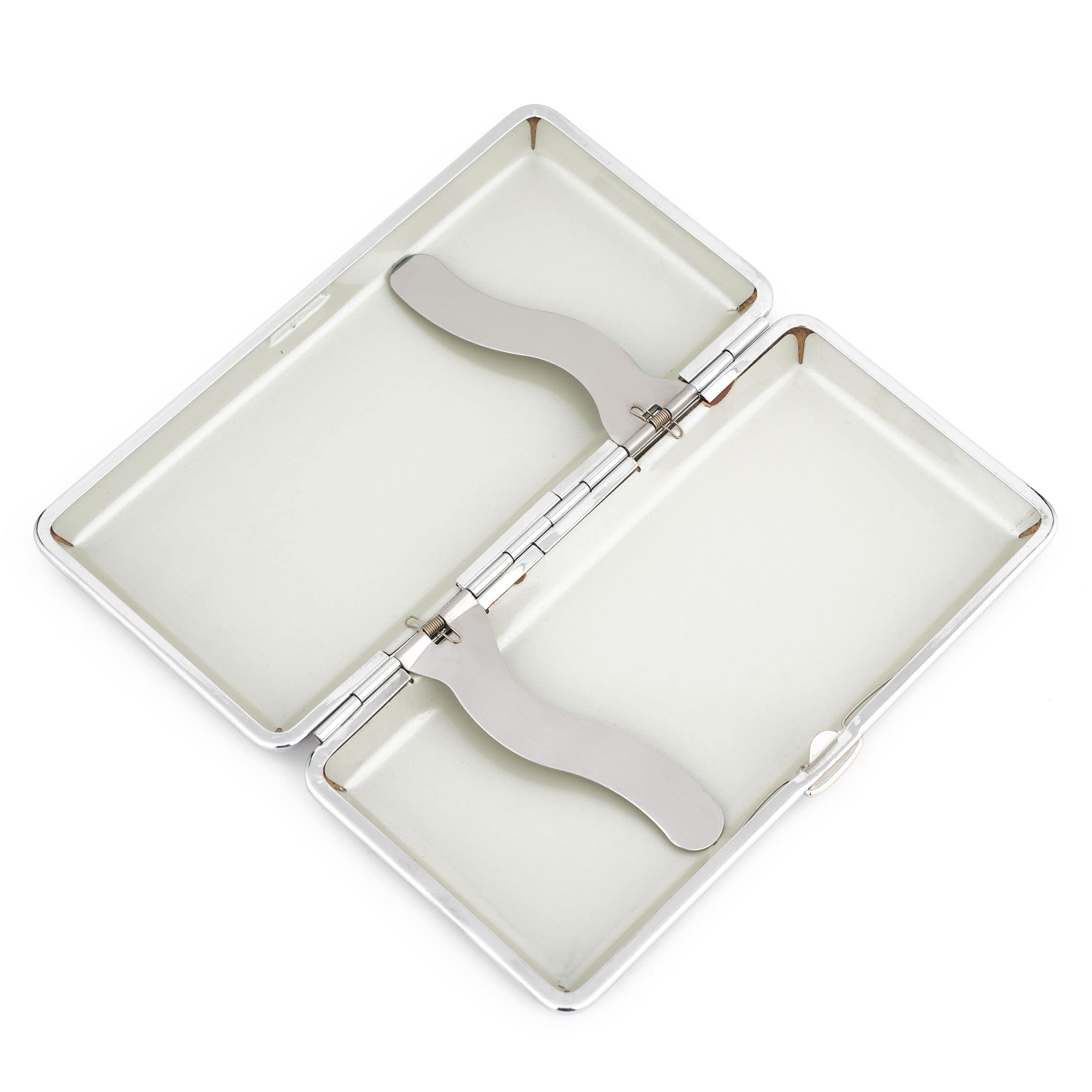 Amazon.com: Cigarette Box for Women and Men Stylish Leather Surface Metal Cigarette  Case Box Holder for 120's Cigarettes (Brown) : Health & Household