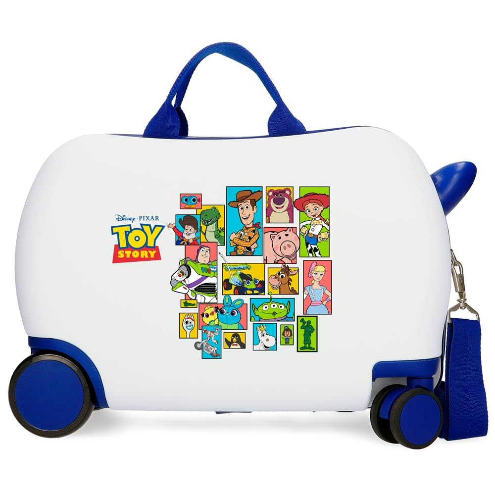 Joumma Disney Toy Story walizka dziecięca biała 45 x 31 x 20 cm twarda ABS 24,6 l 1,76 kg 2 koła podwójny bagaż podręczny