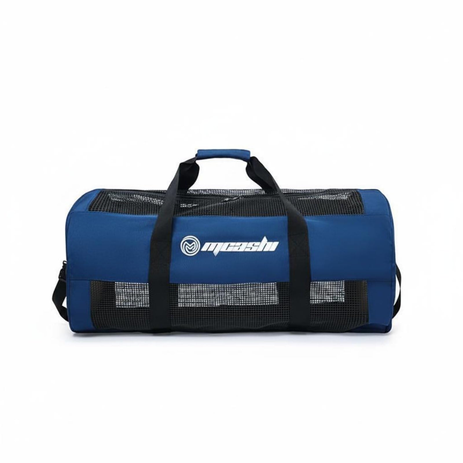 TISHITA Sac Filet de Plongée 60L Sac Équipement Nage Libre Sac Transport Maille Respirante Sac Séparation Affaires Humides en Polyester TPU Durable Adapté à Bateau Plage, Array, Bleu, 60L