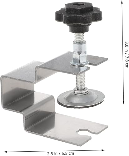 Miniatura 2 de 4 abrazaderas de instalación frontal, herramienta auxiliar de carpintería para fijación compatible con varios grosores, herramienta auxiliar de