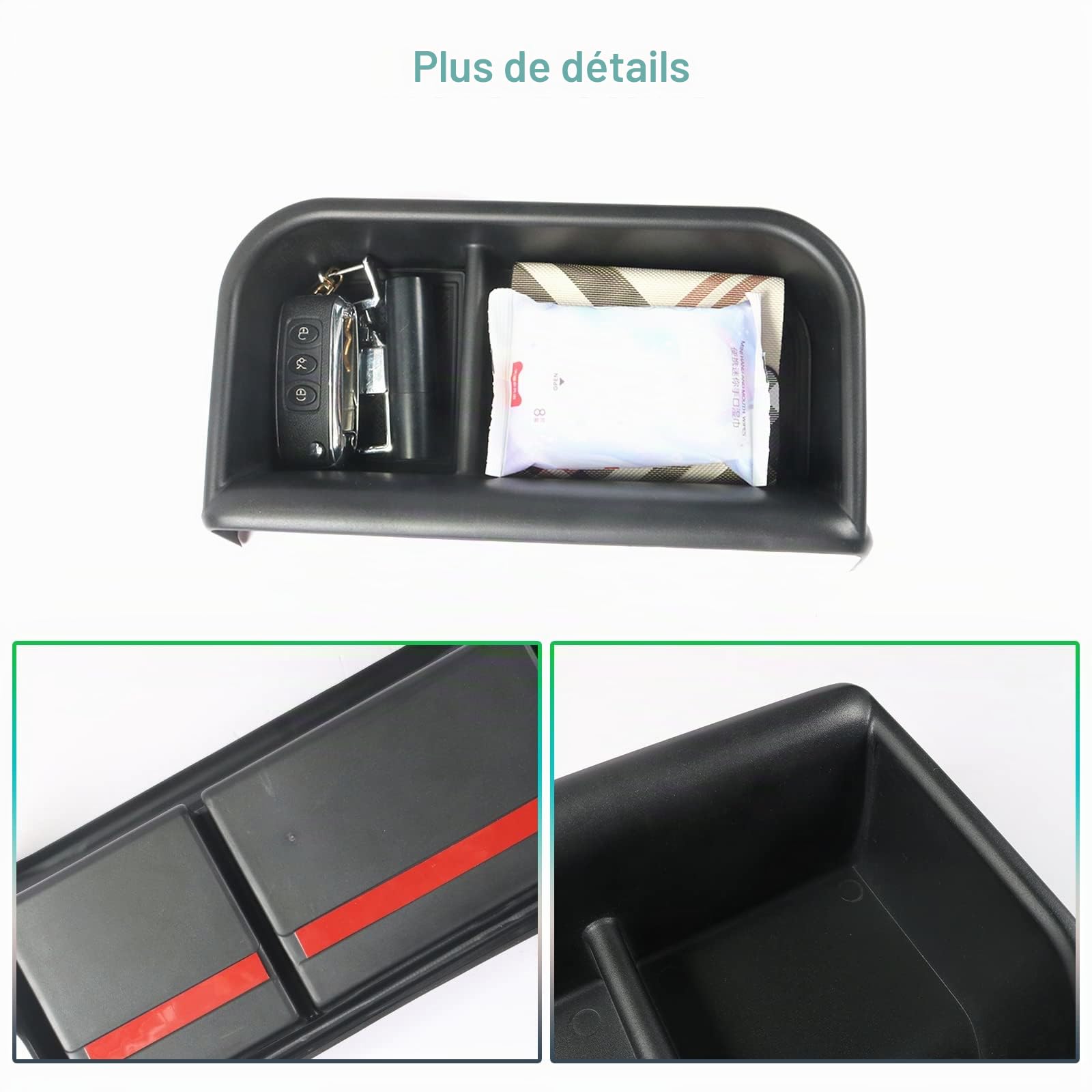 GAFAT Compatible avec Nissan Juke F16 2020-2022 2023 Boîte de Rangement, Juke 2023 Organiseur derrière l'Écran pour Juke F16 8" Infotainment System, Juke F16 Accessoires [Pas pour 2024-12,3"]
