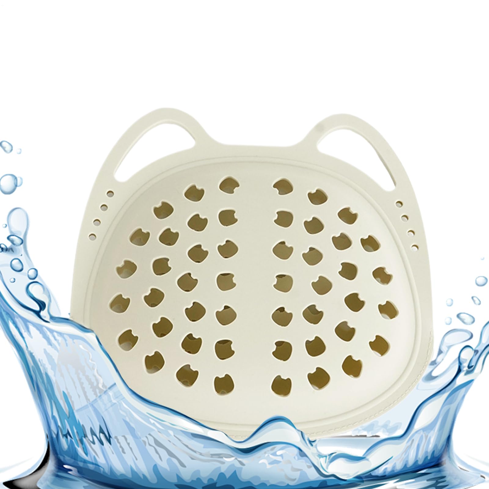 Sac de lavage en silicone pour soutien-gorge fermeture éclair anti-choc