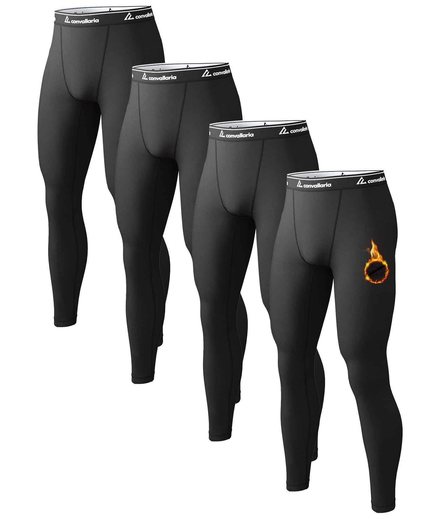 Men's Thermal Underwear Long Johns Base Layer Bottoms