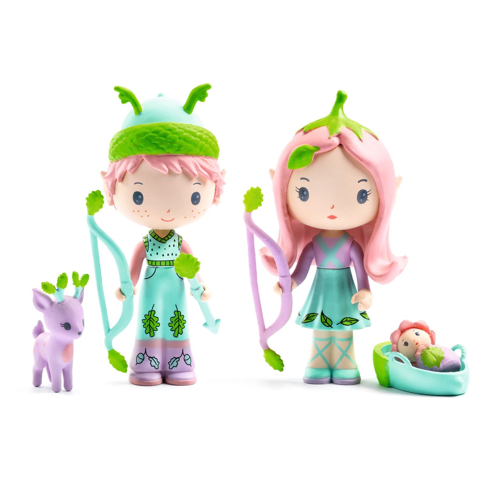 Amazon | DJECO ジェコ tinyly ティーニー リリー＆シルベスター 人形