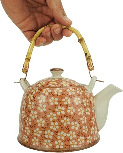 Miniatura 4 de kkekos Mango de tetera hecho a mano de repuesto para cerámica y arcilla de cerámica, mango de repuesto para tetera china (bambú, 3.9 in)