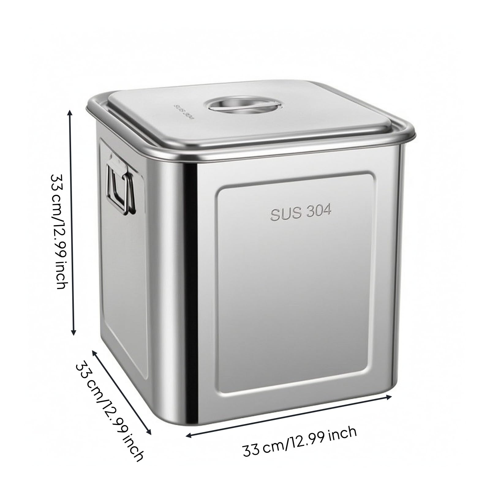 behält mit Deckel, 20L, 304