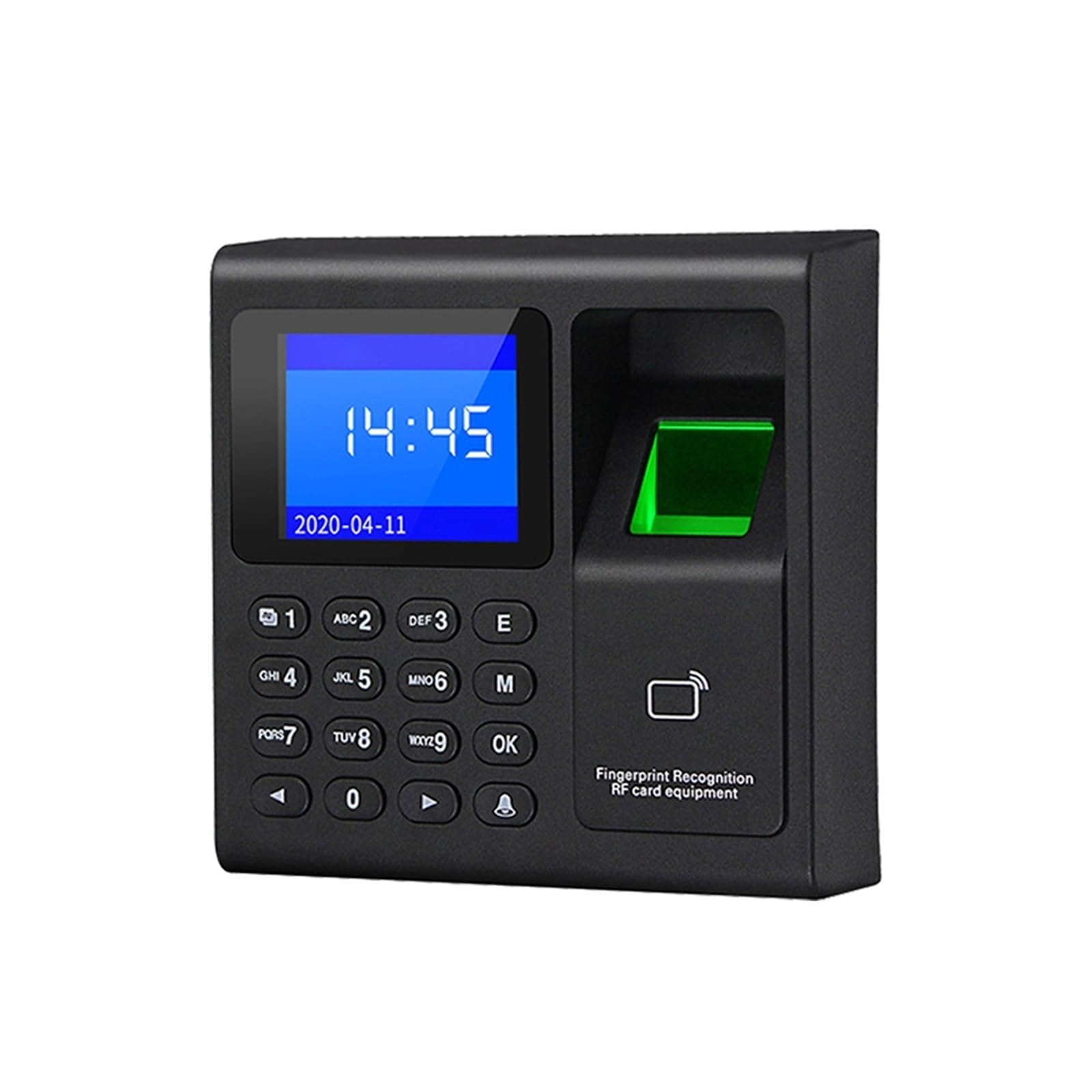 Orologio marcatempo, 1000 utenti scanner di impronte digitali biometrico RFID EM controllo accessi for ufficio fabbrica USB registratore presenze macchina