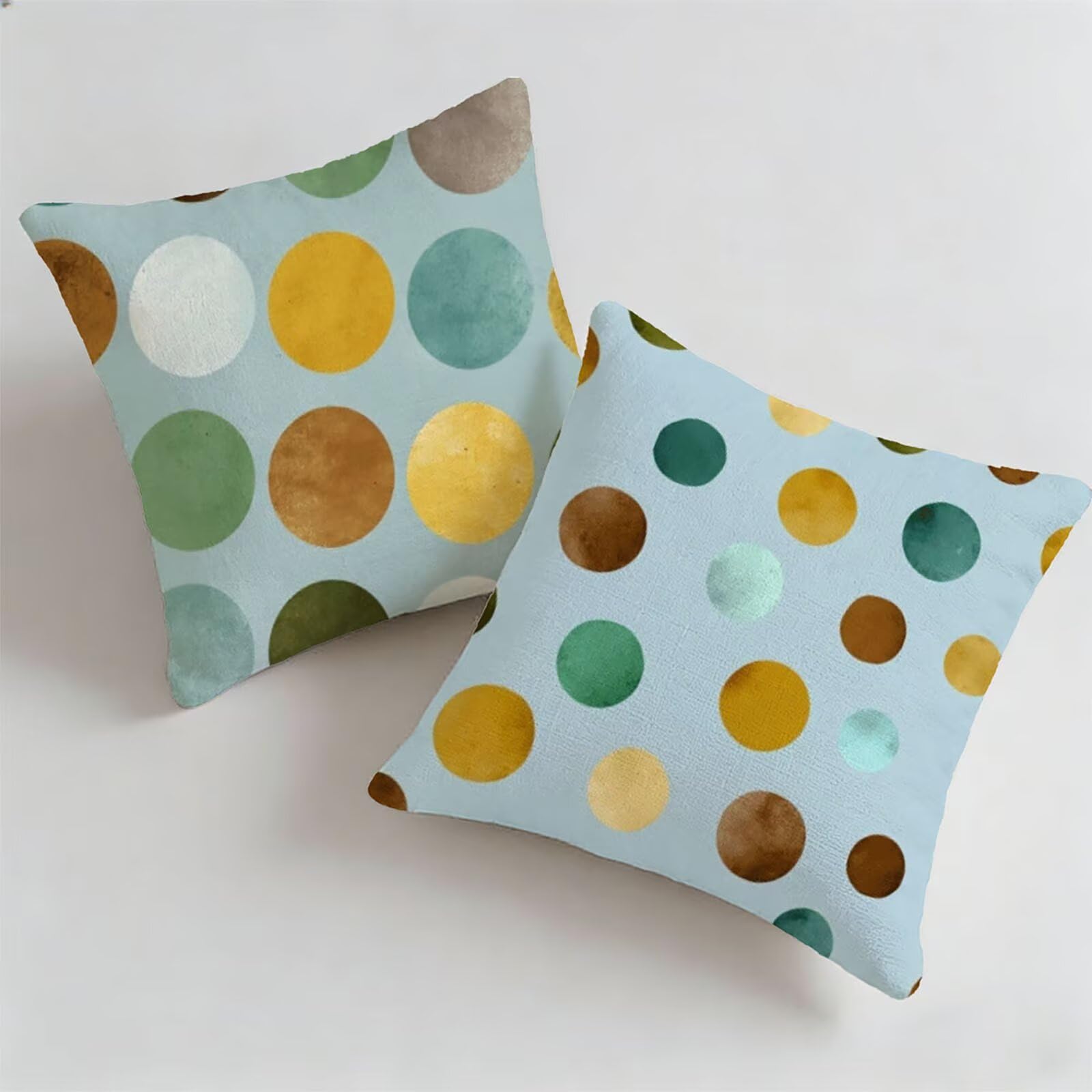 Housse de Coussin Canapé Couleur Orange 60x60cm Exterieur Impermeable GéOméTrie Taie D'oreiller Décoratif Aesthetic Housse Coussin Decoration pour Chambre Sofa Jardin Balcon Terrasse Lot de 2. P-5144