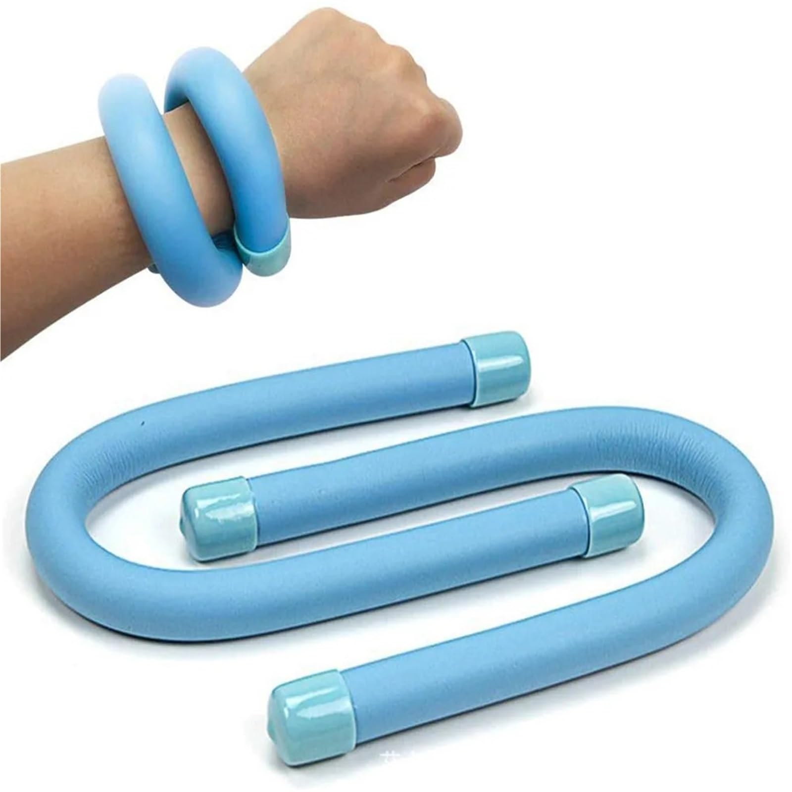 Cavigliere Pesi Polsino portante for esercizi di nuoto, yoga e corsa, 0,5 kg, nero