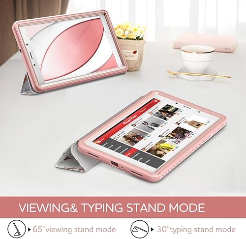 Miniatura 6 de SURITCH Funda para Samsung Galaxy Tab A 8.0 2019 (SM-T290T295), Protector de pantalla integrado apagado automáticoactivación Funda de piel ligera de