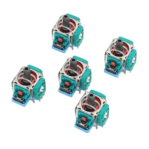5 piezas de joystick de repuesto para ps5, nuevo stick analógico para ps5, compacto y preciso Gamepad 3D, palillos de pulgar de rueda, joystick de
