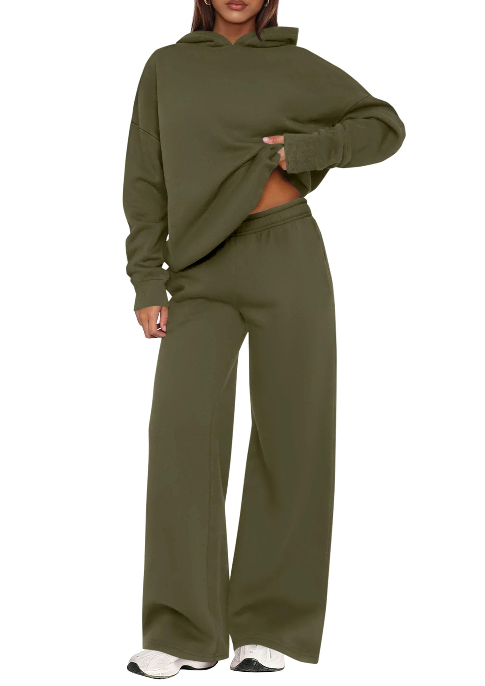 PRETTYGARDEN 2 Piece Lounge Sets for Women Matching Sweatsuits