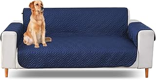 VanderHOME Housse de canapé Étanche Protège Canapé Antidérapant Protecteur de Canapé Fauteuil pour Animaux de Compagnie Housse canapé Imperméable Bleu foncé 2 Places