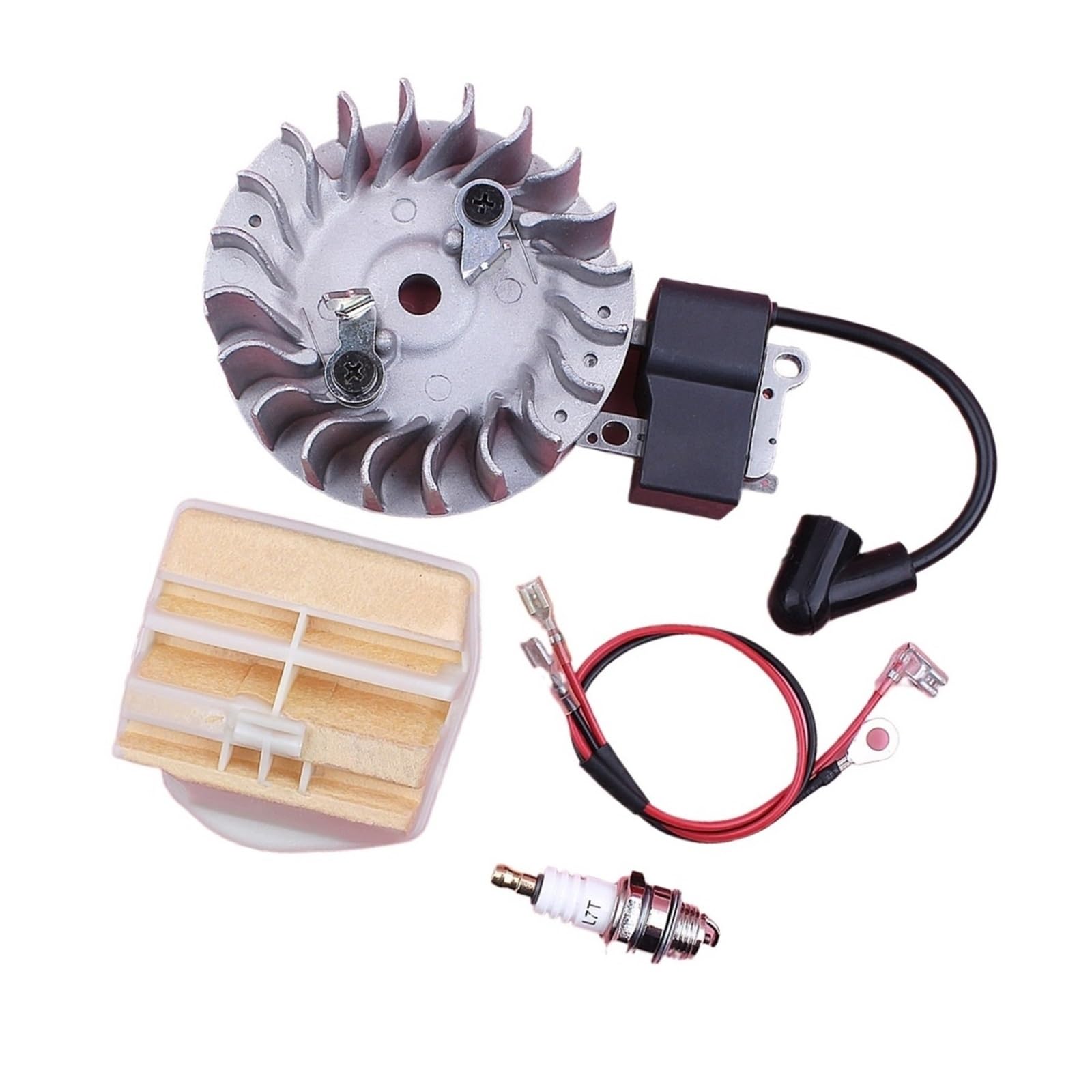 Kit bobine d'allumage et filtre pour entretien forêt 445 450E