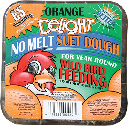 Orange Suet Cake - Pack of 12