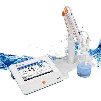 Interface Laboratory Digital Water DO Temperature dissolved Oxygen Meters USB RS232DO500T,7 inch Color High Contrast LCD Touchscreen