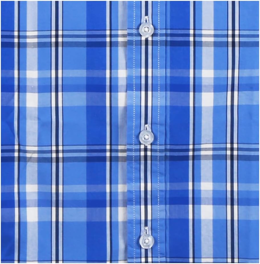 Mens Plaid Long Sleeve Button Down Western Casual Shirt Slim Fit Shirts - Image 4