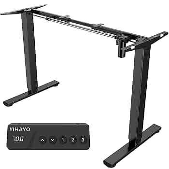 JM【未使用品】YIHAYO 電動昇降式 スタンディングデスク★未組立品 Amazon | YIHAYO 昇降デスク 脚のみ 高さ70-115cm
