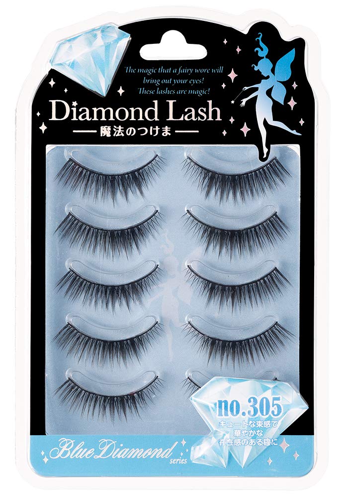 つけまつ毛 Diamond Lash Amazon | ダイヤモンドラッシュ Diamond Lash 【no.305】5ペア(上