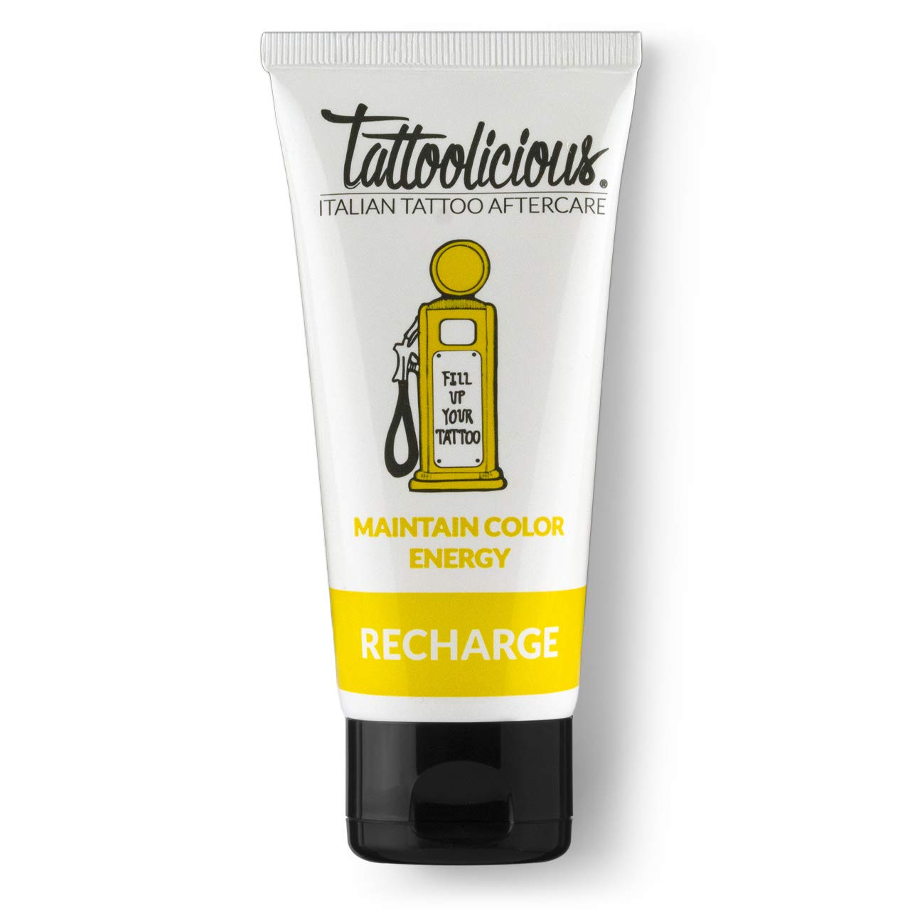 Tattoolicious RECHARGE - Tattoo Maintenance Cream, Revitalizing, Specific, with Organic Active Ingredients, 100 ml - 3.52 UK fl. oz.