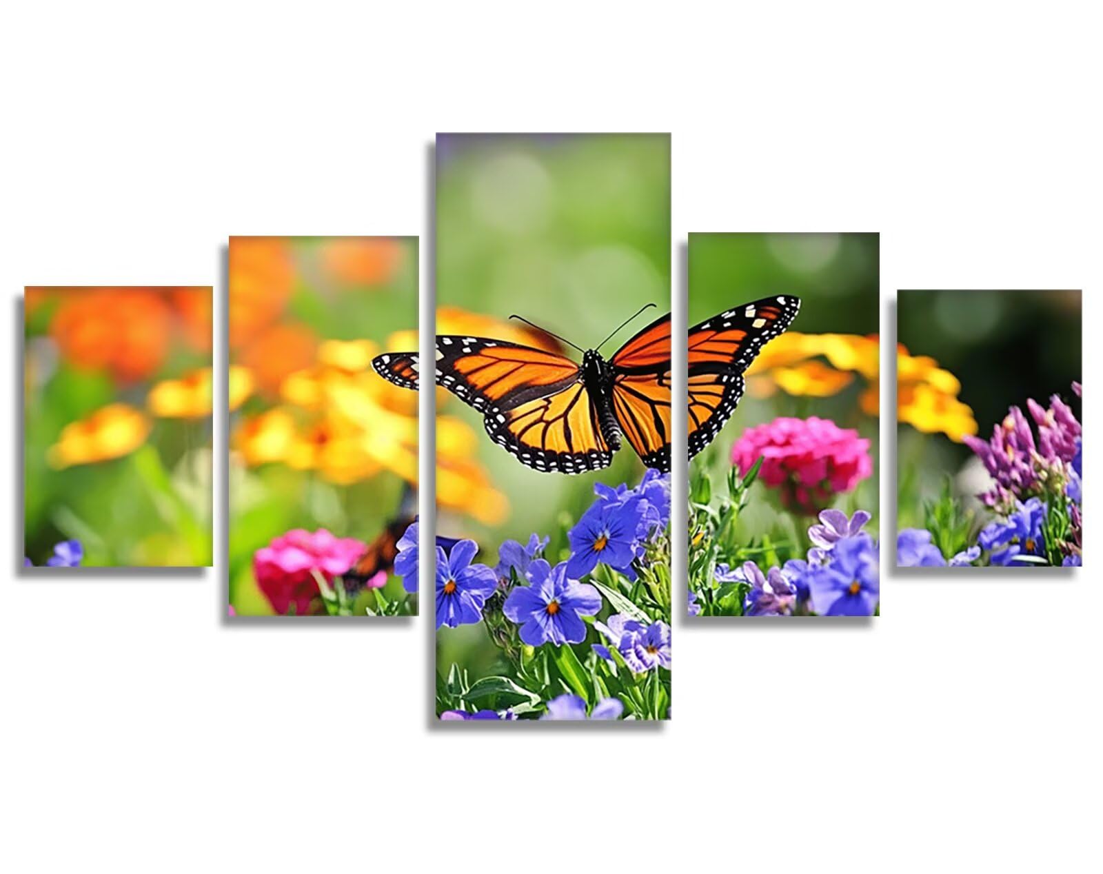 Motyl, sztuka diamentowa, 5D, do malowania, kwiatów, 5 sztuk, DIY, kryształowe zestawy artystyczne, dla dorosłych, pełne okrągłe wiertło, kamienie szlachetne, sztuka i rękodzieło, zestaw mozaikowy do