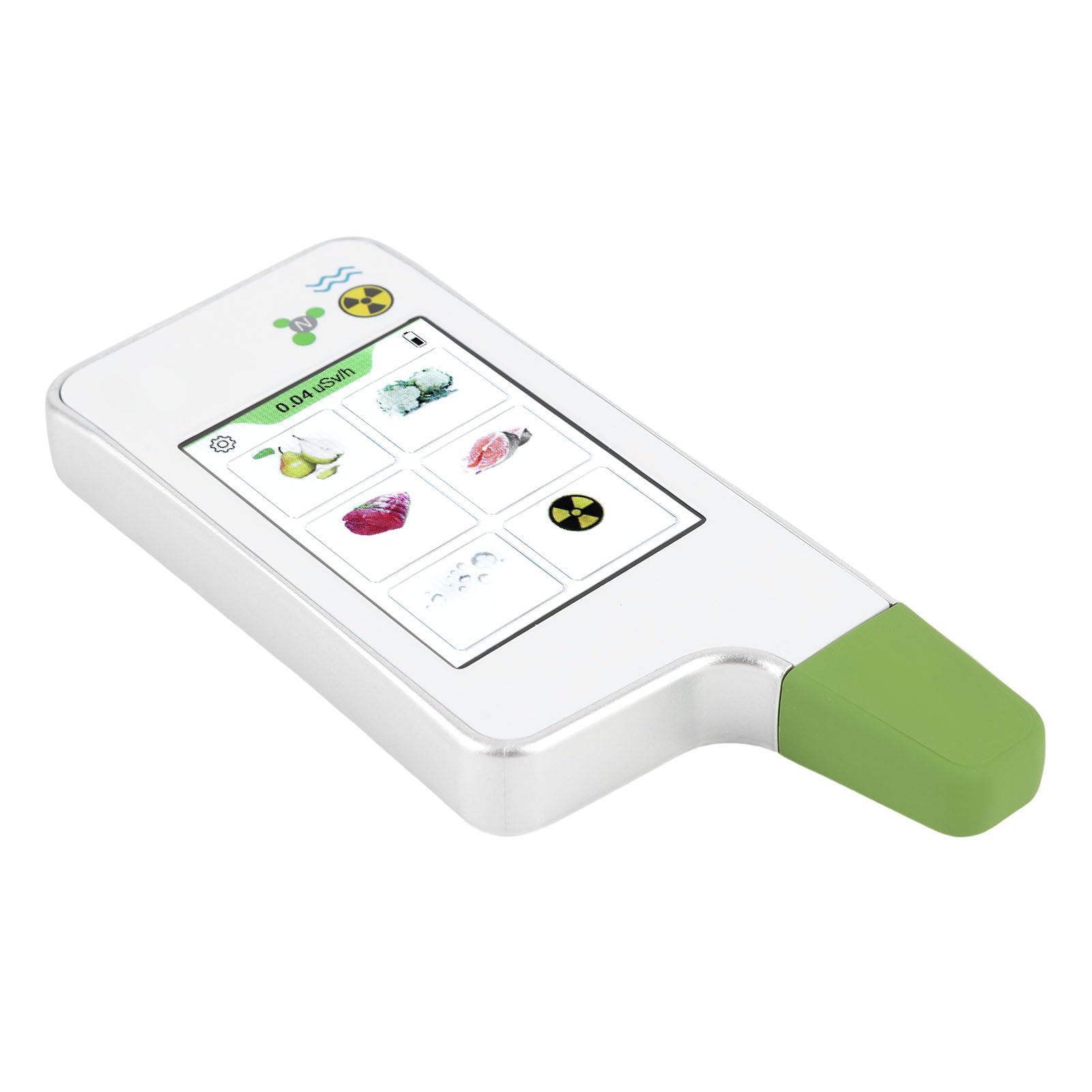 Cocoarm Detector de Radiación Nuclear, Medidor de Seguridad Alimentaria Recargable con Pantalla TFT, Medición Precisa de Nitrato y Radiación, Dispositivo de Monitoreo de Salud en el Hogar